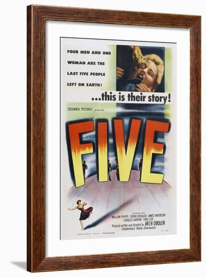 Five, 1951-null-Framed Art Print