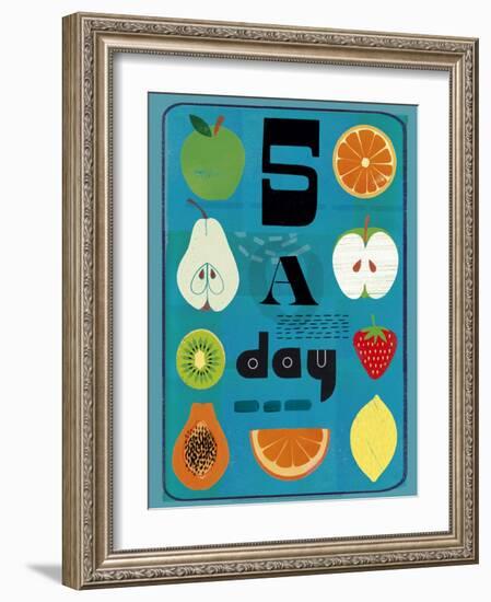 Five a Day-Jessie Ford-Framed Art Print