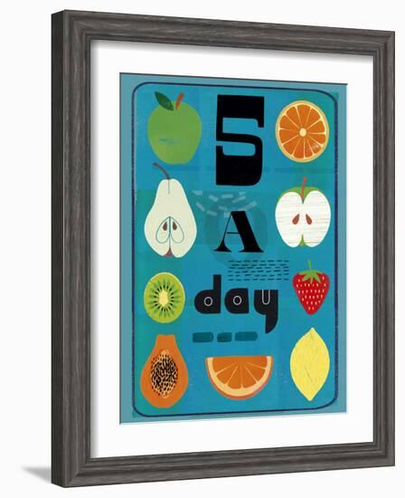 Five a Day-Jessie Ford-Framed Art Print