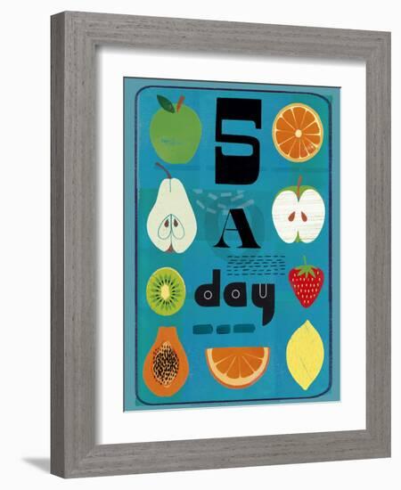 Five a Day-Jessie Ford-Framed Art Print