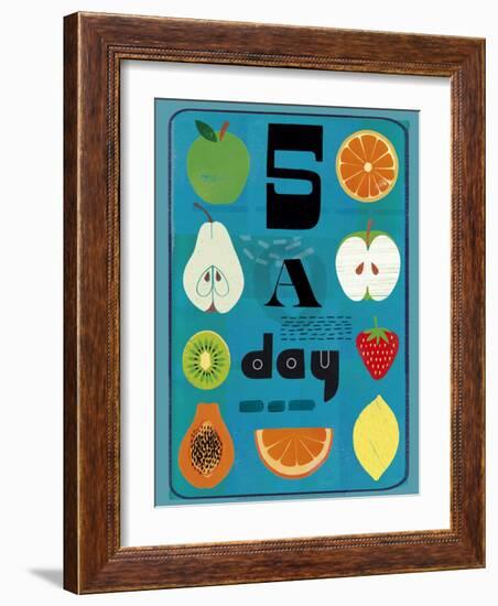 Five a Day-Jessie Ford-Framed Art Print