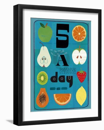 Five a Day-Jessie Ford-Framed Art Print