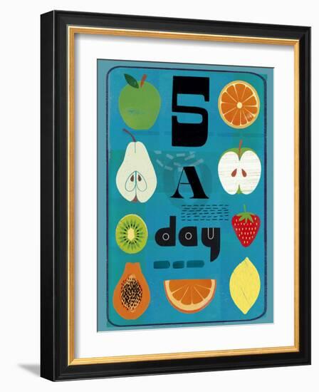 Five a Day-Jessie Ford-Framed Art Print