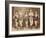 Five Acrobats Pose with Legs Crossed-null-Framed Photographic Print