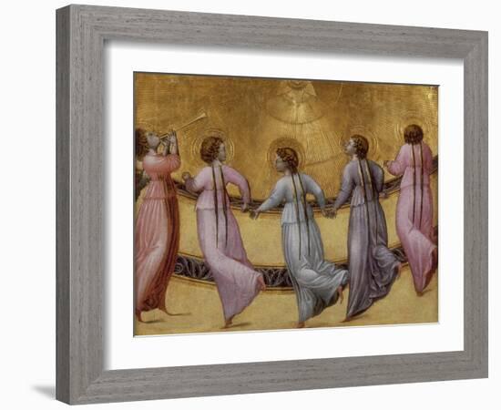 Five Angels Dancing Before the Sun. Ca. 1436-null-Framed Giclee Print