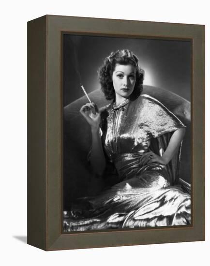 Five Came Back, Lucille Ball, 1939-null-Framed Stretched Canvas