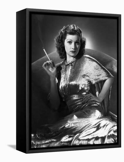 Five Came Back, Lucille Ball, 1939-null-Framed Stretched Canvas