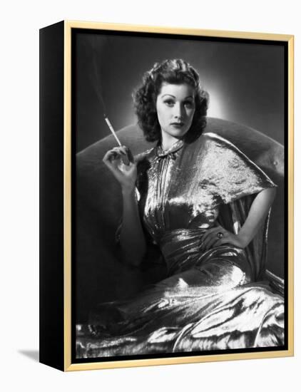 Five Came Back, Lucille Ball, 1939-null-Framed Stretched Canvas