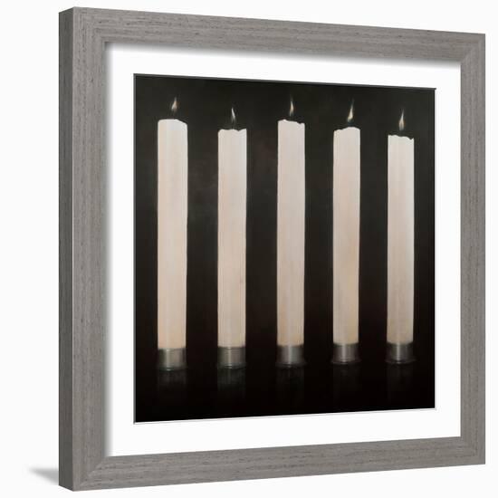 Five Candles, Sri Lanka, 2012-Lincoln Seligman-Framed Giclee Print
