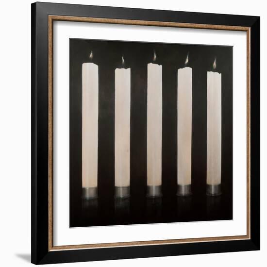 Five Candles, Sri Lanka, 2012-Lincoln Seligman-Framed Giclee Print