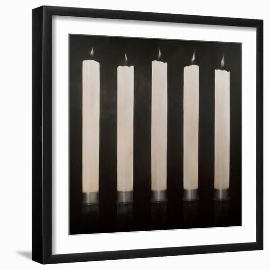 Five Candles, Sri Lanka, 2012-Lincoln Seligman-Framed Giclee Print