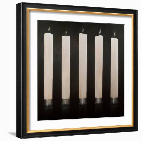 Five Candles, Sri Lanka, 2012-Lincoln Seligman-Framed Giclee Print