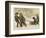 Five Children Fetch Home a Very Big Yule Log-Harriet M. Bennett-Framed Photographic Print