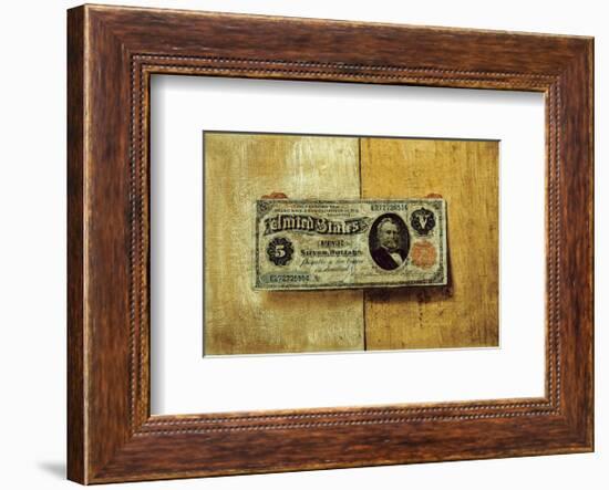 Five Dollar Bill-Victor Dubreuil-Framed Premium Giclee Print