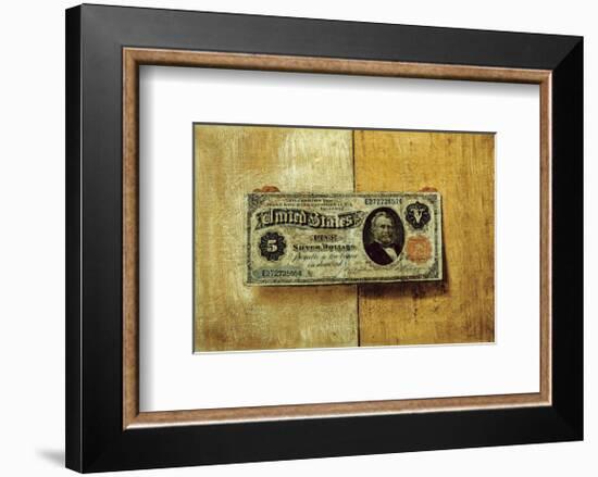 Five Dollar Bill-Victor Dubreuil-Framed Premium Giclee Print