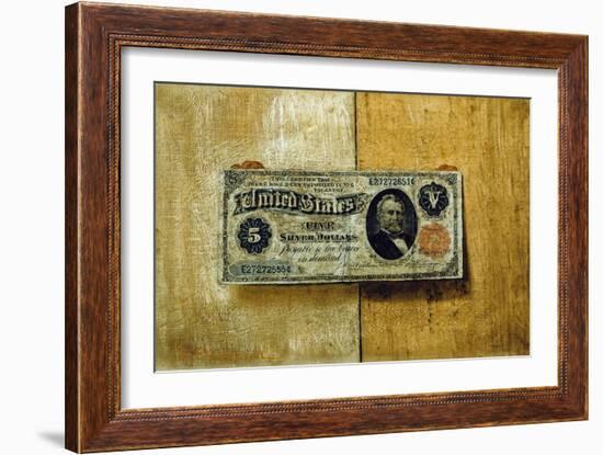 Five Dollar Bill-Victor Dubreuil-Framed Giclee Print