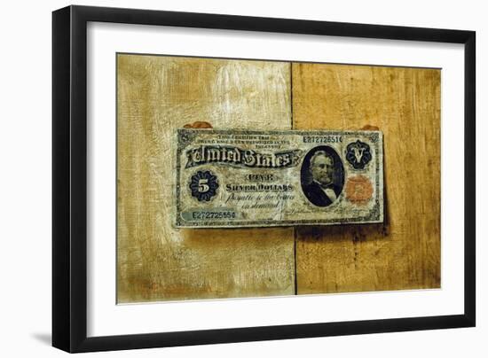 Five Dollar Bill-Victor Dubreuil-Framed Giclee Print