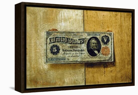 Five Dollar Bill-Victor Dubreuil-Framed Premier Image Canvas