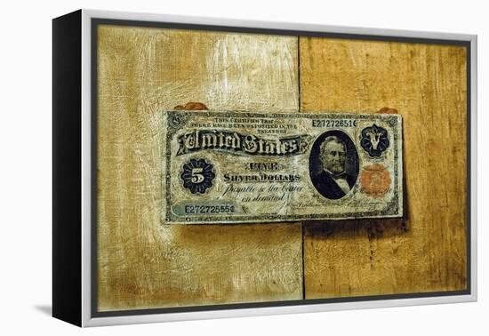 Five Dollar Bill-Victor Dubreuil-Framed Premier Image Canvas