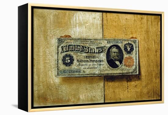 Five Dollar Bill-Victor Dubreuil-Framed Premier Image Canvas