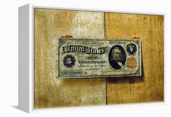 Five Dollar Bill-Victor Dubreuil-Framed Premier Image Canvas