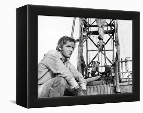 Five Easy Pieces, Jack Nicholson, 1970, Working at the Oil Well-null-Framed Stretched Canvas