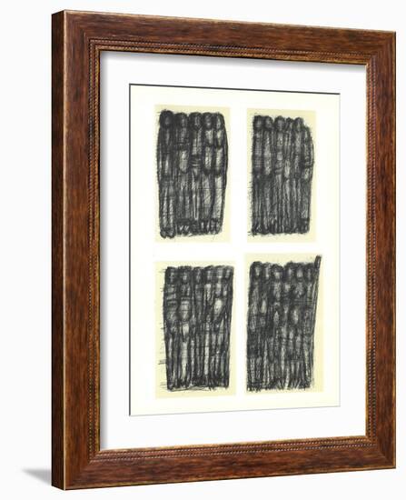 Five Figures Square-Rodolphe Raoul Ubac-Framed Premium Edition