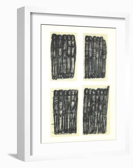 Five Figures Square-Rodolphe Raoul Ubac-Framed Premium Edition