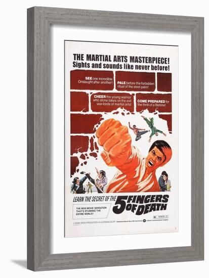 Five Fingers of Death-null-Framed Premium Giclee Print