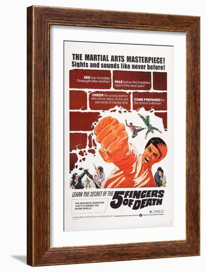 Five Fingers of Death-null-Framed Premium Giclee Print