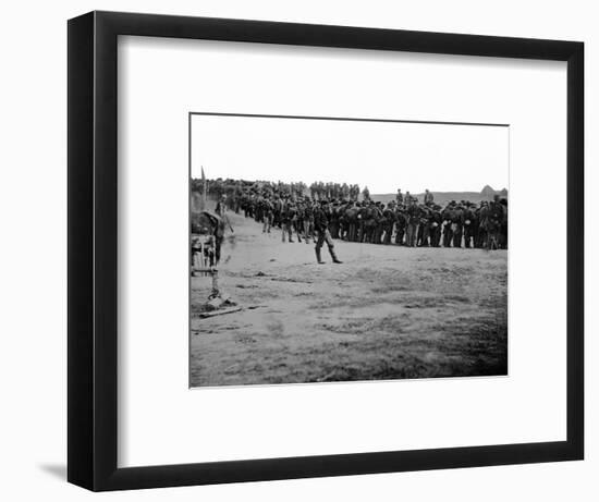 Five Forks, VA, Confederate Prisoners, Civil War-Lantern Press-Framed Art Print