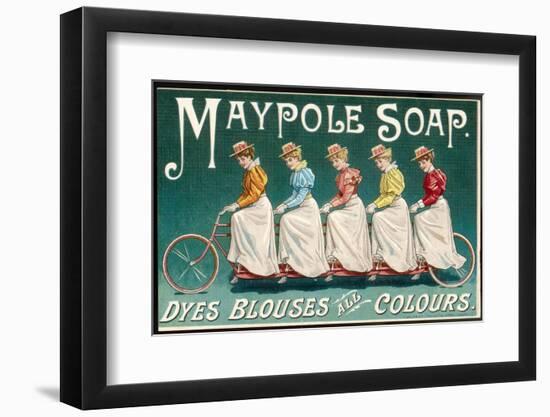 Five Ladies on One Bike-null-Framed Photographic Print