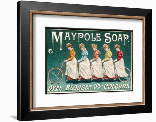 Five Ladies on One Bike-null-Framed Photographic Print