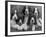 Five Large Spaniel Puppies Crowded in a Basket Owner: Browne-Thomas Fall-Framed Photographic Print
