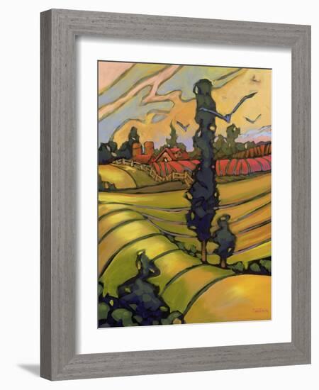 Five Left-Don Tiller-Framed Giclee Print