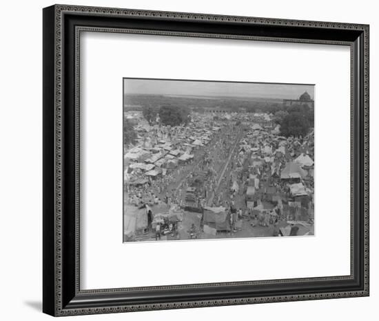 Five Million Indians Flee Shortly after the Newly Created Nations of India and Pakistan, 1947-Margaret Bourke-White-Framed Premium Photographic Print