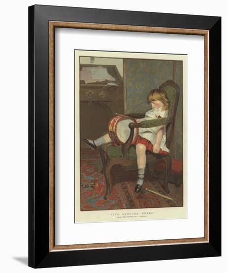 Five Minutes' Peace-James Hayllar-Framed Giclee Print