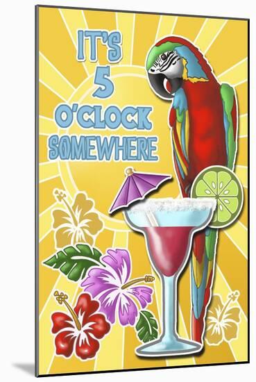 Five O’clock 1-Michele Meissner-Mounted Giclee Print