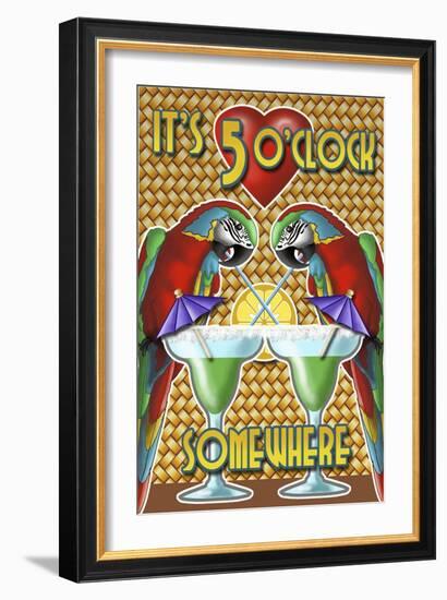 Five O’clock 2-Michele Meissner-Framed Giclee Print