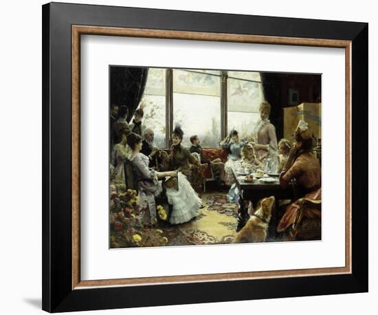 Five O'Clock Tea-Julius Leblanc Stewart-Framed Giclee Print