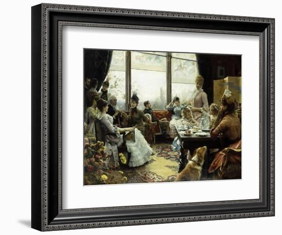 Five O'Clock Tea-Julius Leblanc Stewart-Framed Giclee Print