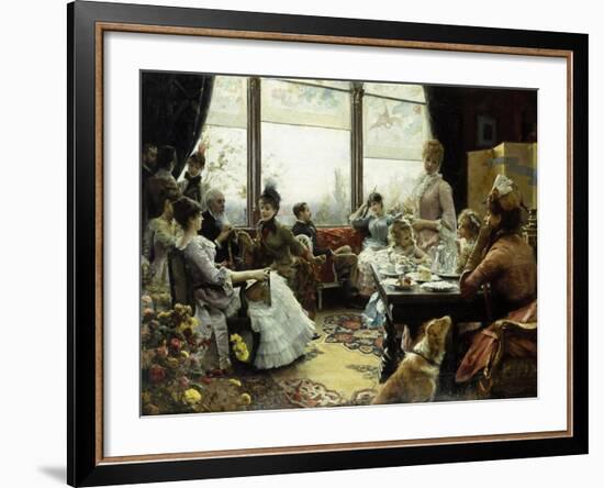 Five O'Clock Tea-Julius Leblanc Stewart-Framed Giclee Print