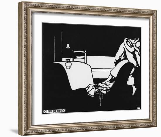 Five O'Clock-Félix Vallotton-Framed Giclee Print