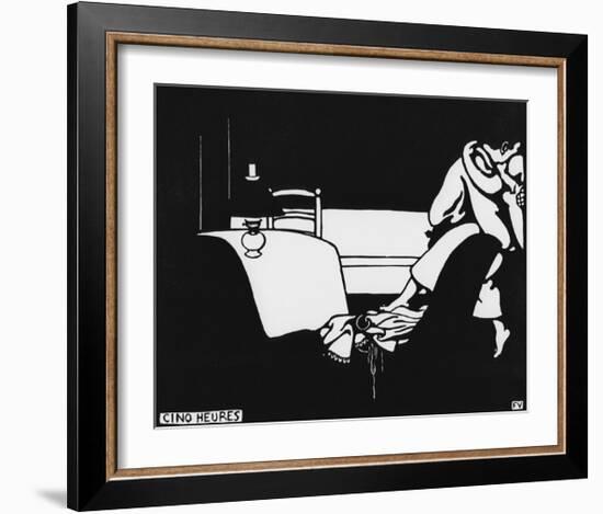 Five O'Clock-Félix Vallotton-Framed Giclee Print