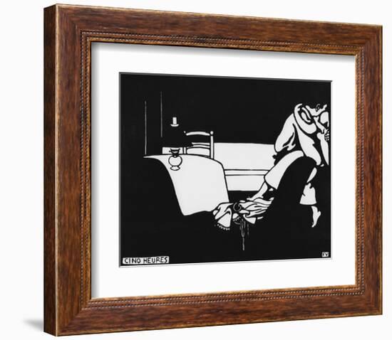 Five O'Clock-Félix Vallotton-Framed Giclee Print