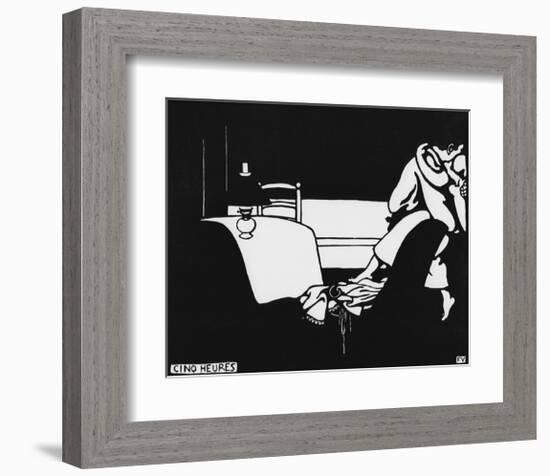 Five O'Clock-Félix Vallotton-Framed Giclee Print