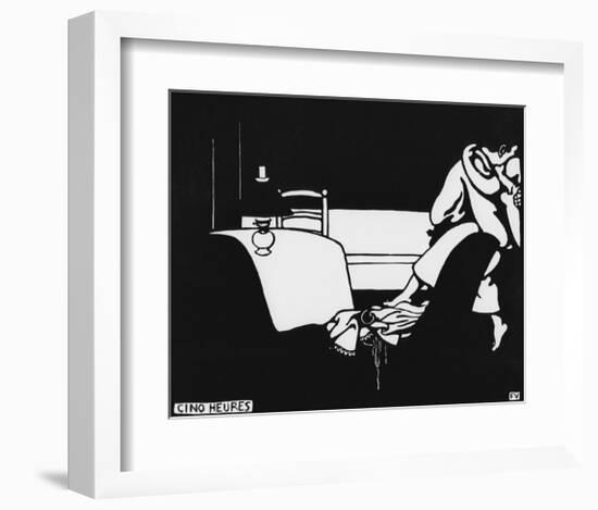 Five O'Clock-Félix Vallotton-Framed Giclee Print