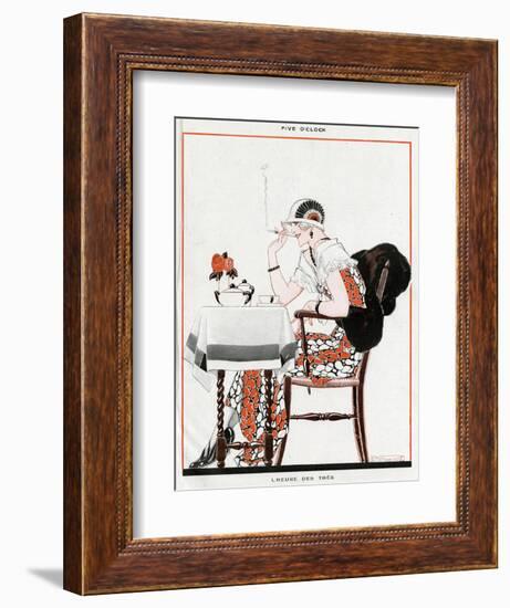 Five Oclock-René Vincent-Framed Art Print