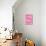 Five On Pink-null-Art Print displayed on a wall