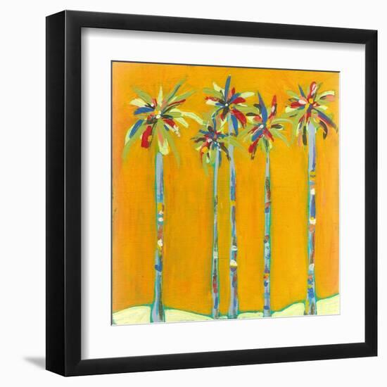 Five Palms-Jan Weiss-Framed Art Print